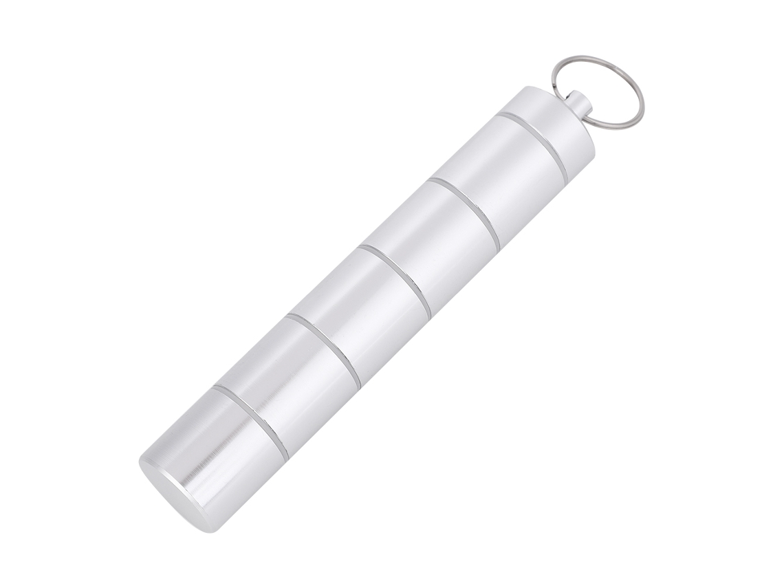 RNEMITERY Caja Portátil Mini para Pastillas con Llavero, Frasco Impermeable para Medicinas, Porta Medicamentos (6 unidades)