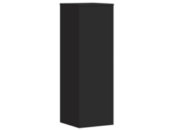 Soporte De Planta VIDAXL Negro Madera contrachapada (33x33x100 cm)