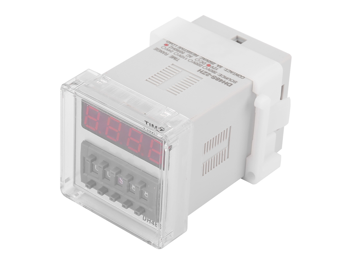 Relé De Retardo De Encendido Dh48s-2zh Led Digital 0.01s-99h99m 8-pin Dpdt 12vdc