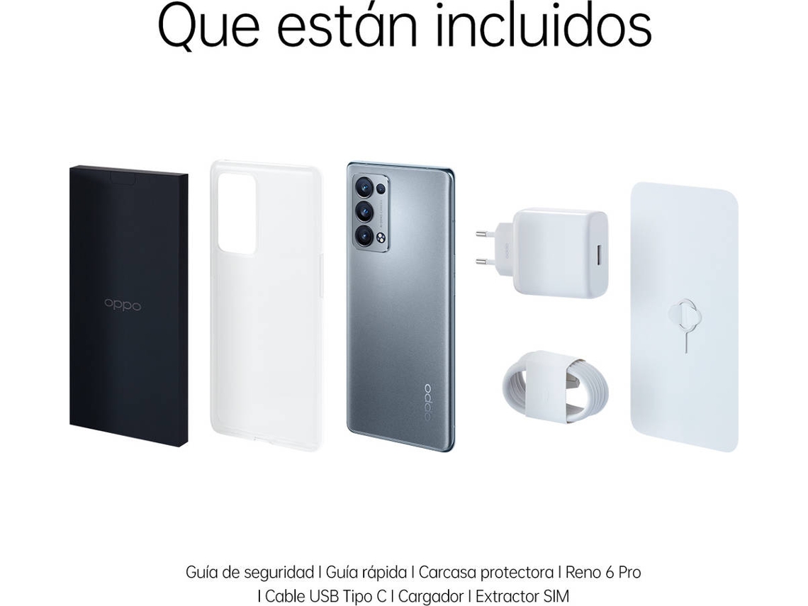 Smartphone OPPO Reno 6 Pro 5G (6.55'' - 12 GB - 256 GB - Gris)