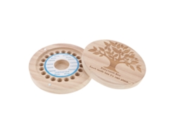 Caja De Madera Para Guardar Dientes De Bebé Recién Nacido, Recuerdo Para Niños.