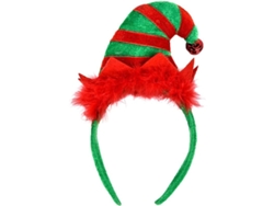 Diadema De Chapéu De Elfo Para Natal Halloween Festa Festiva Para Crianças Adultos Meninas