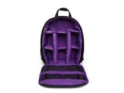 Mochila impermeable morada para actividades al aire libre Cuich, bolsa para cámara
