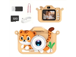 Cámara Infantil, Mini Cámara De Diseño Animado, Cámara Digital (32g-amarelo) Czhhmart