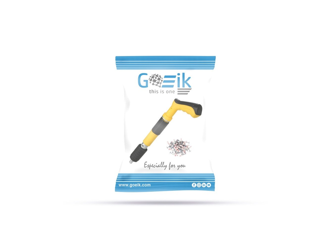 Mini pistola manual de alta presión, con paquete de 50 clavos - GOEIK