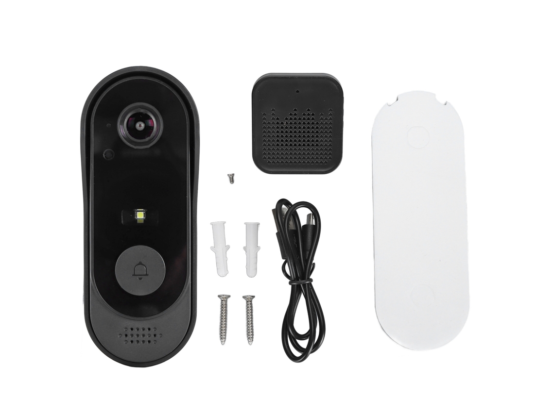 Cámara De Timbre Inteligente Inalámbrica Con Wifi Y Vídeo - Intercomunicador Visual Para Hogar