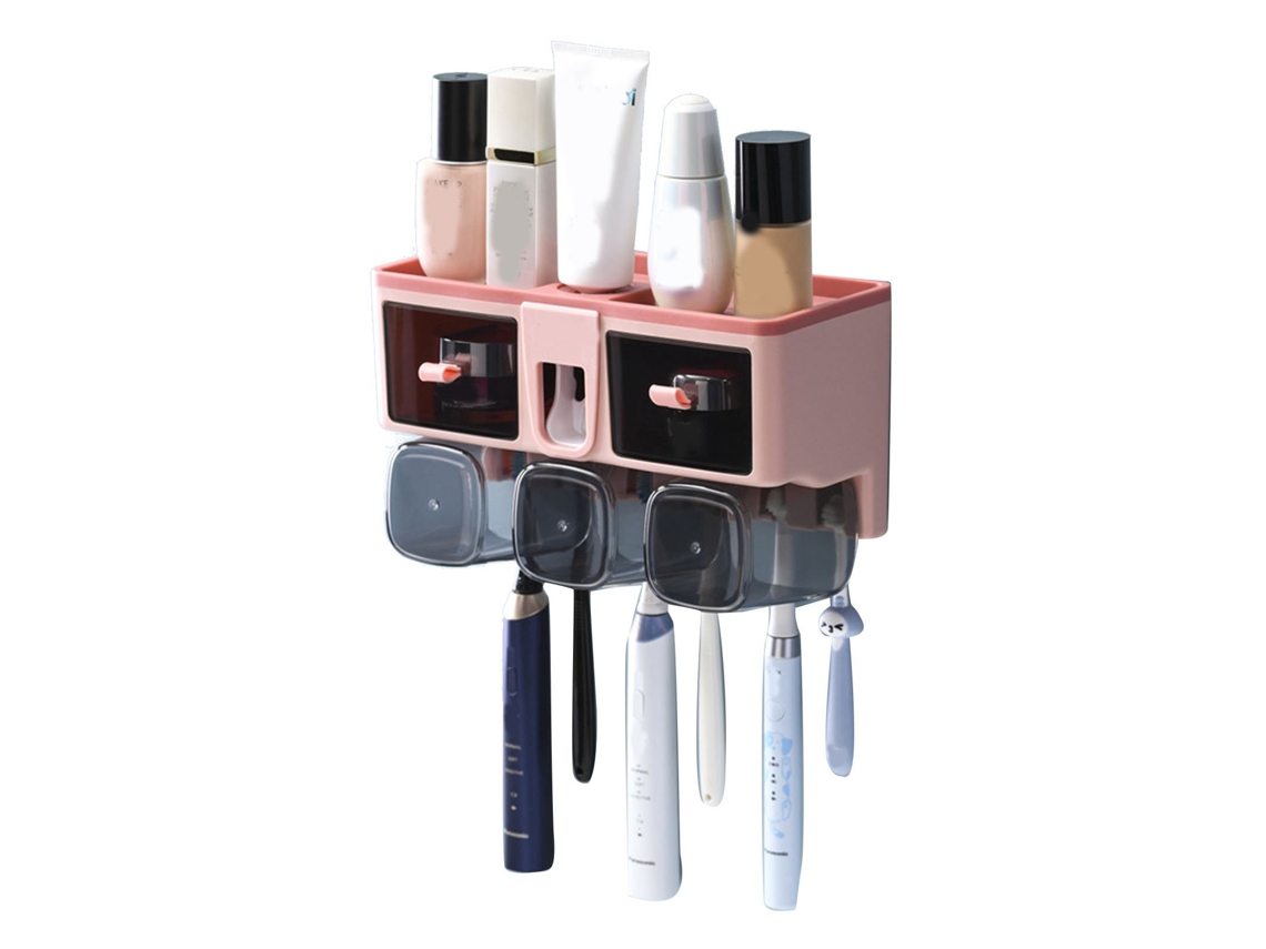 Estante para cepillos de dientes (sin orificio ni portavasos)
