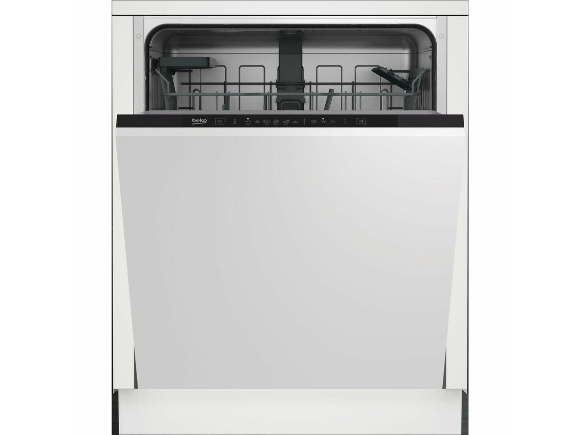 Lavavajillas Integrable BEKO DIN36430 (14 Cubiertos - 59.8 cm - Panel Negro)