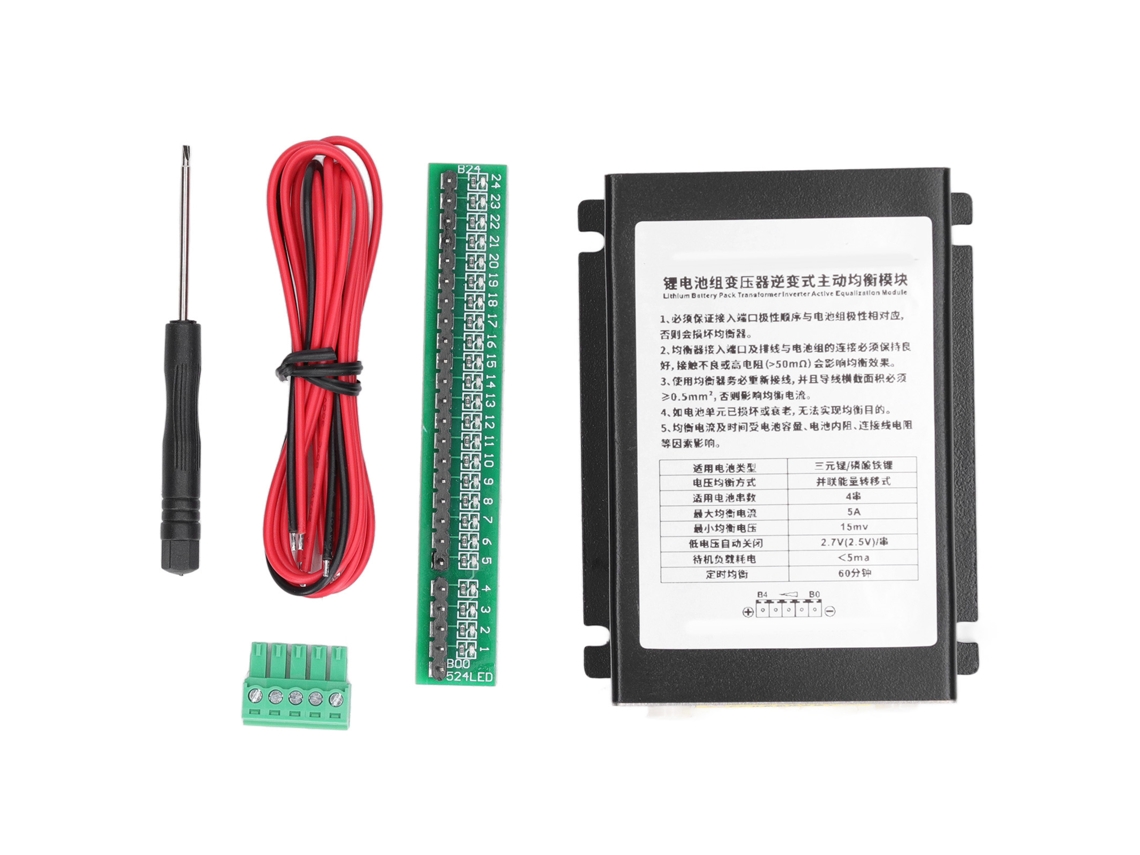 Equalizador Activo De Baterías 5a 4s Unidad De Células Balanceador De Voltaje Placa Kit