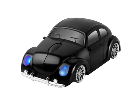 Ratón ENKERS Cool Sport Car Shape (Inalámbrico - 1600 dpi - Negro)