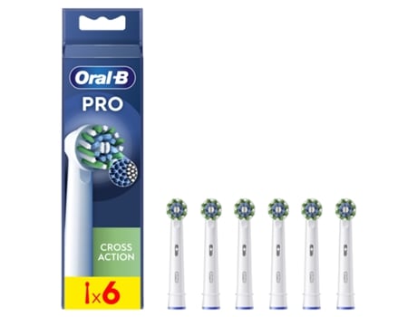 Recambios Cepillo Eléctrico ORAL B CROSS ACTION (6 Uni)