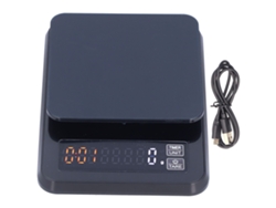 MEOIRUERY Báscula de Cocina Electrónica Digital de Alta Precisión con Carga USB, 10kg, para Café, Cocina y Repostería