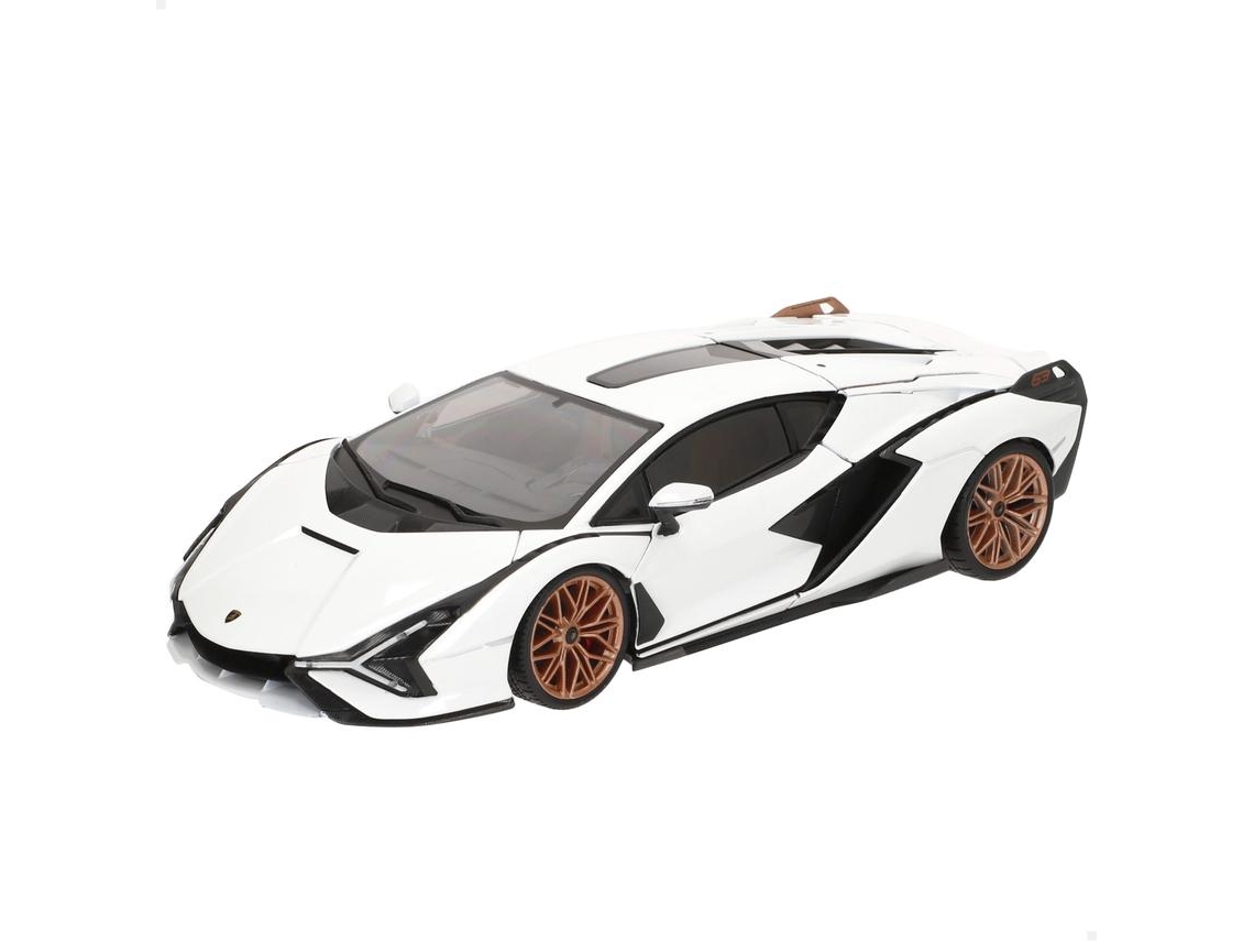 Modelo De Coche Lamborghini Sián Fkp 37 Blanco 118 Burago