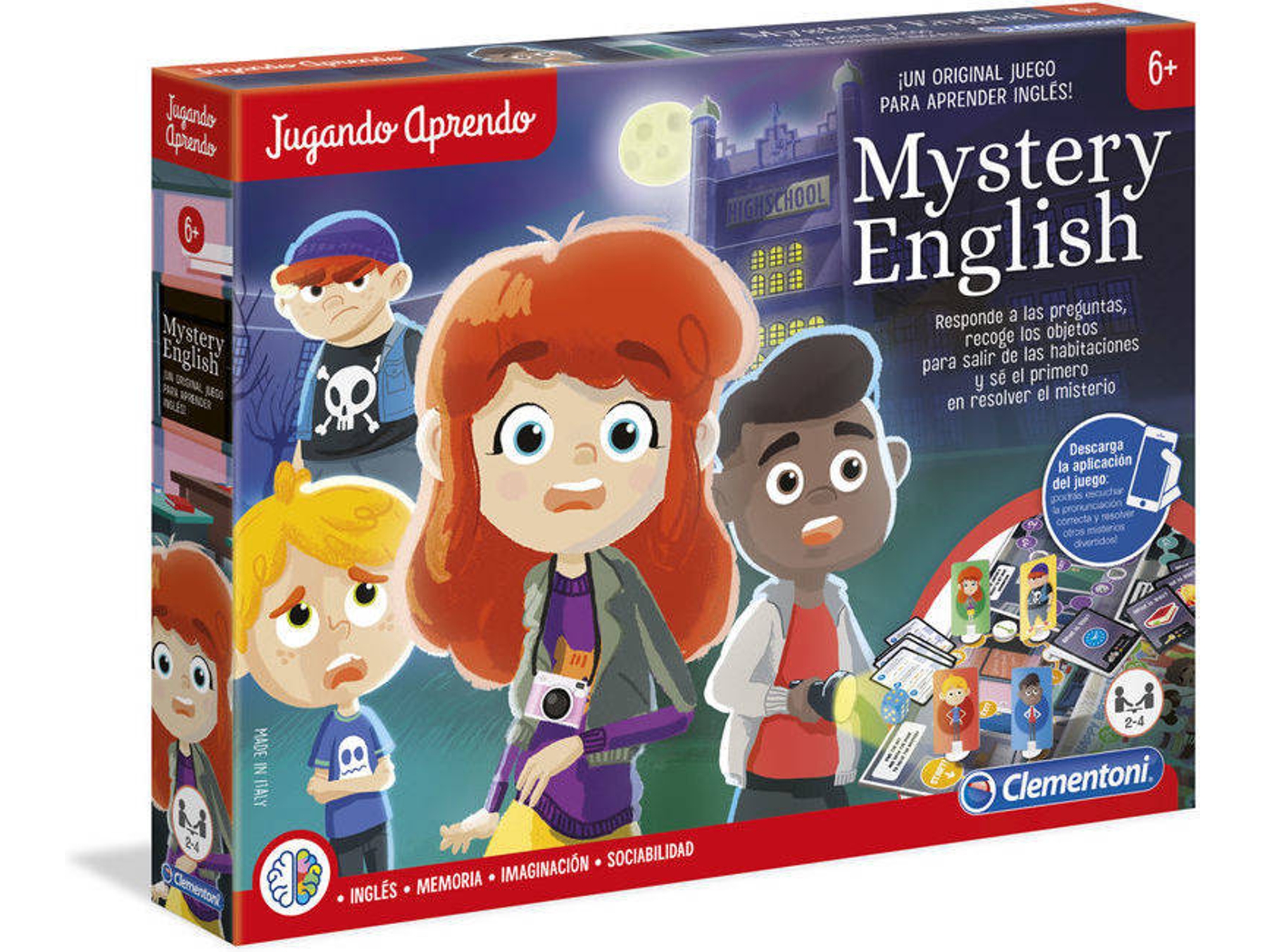 Juego de Memoria CLEMENTONI Mistery English