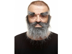 Barba VIVING Larga (Gris - Con Cejas)