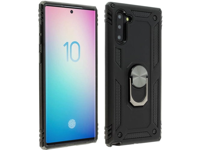 Carcasa Samsung Galaxy Note 10 AVIZAR Anillo Negro