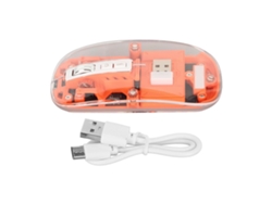 Ratón Inalámbrico Bluetooth Rgb Transparente 2400 Dpi