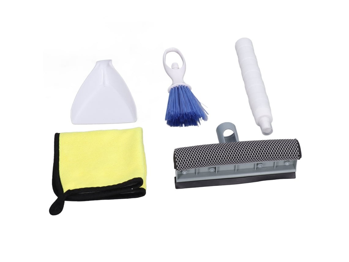 Kit De Limpeza De Carro Multiuso Portátil Automóvel Interior Lavagem Pano Escova Para Assentos Pára-brisas