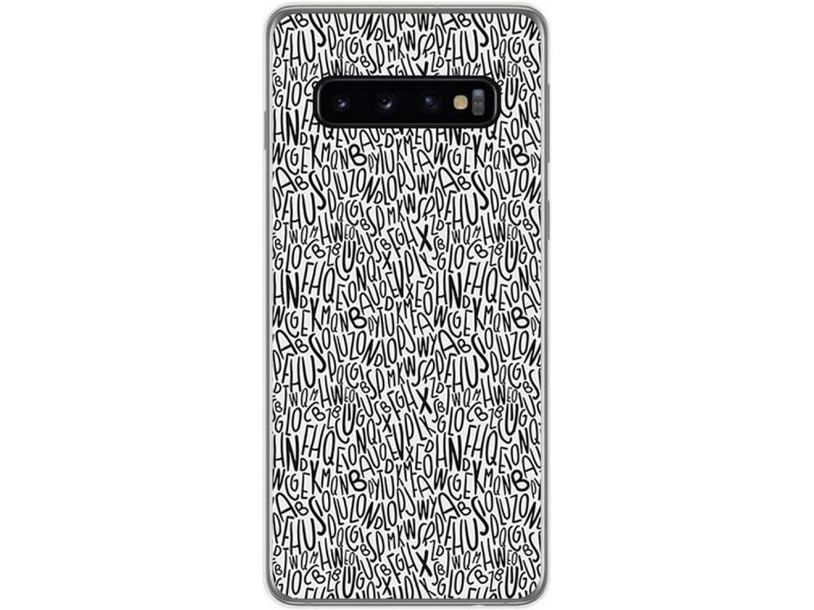 Carcasa Samsung Galaxy S10 TUMUNDOSMARTPHONE Letras Multicolor