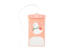 Funda impermeable para teléfono móvil con estampado de alpaca