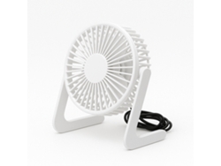 Ventoinha De Secretária | Compacta, Silenciosa, Ligação Com Cabo Usb Mayou Sd2138 Branco