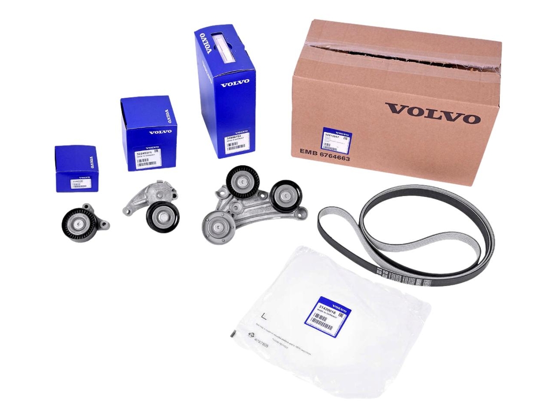 Kit Accesorios Volvo S60 V60 Xc60 3 Tensores + Correa 2.0t 32213657