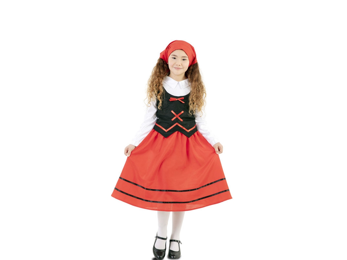Disfraz de Niña EUROCARNAVALES Pastora Do Rebaño (10-12 años)