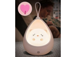 Luz nocturna infantil con forma de gato, con sensor de movimiento, recargable y con gancho. Rosewell