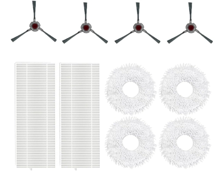 Paquete de 10 kits de accesorios para aspiradora robot Aspira INF