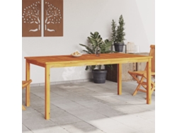 Mesa de Comedor de Jardín Mesa de Exterior 180x90x75 cm Madera Maciza de Acacia Lovely Home
