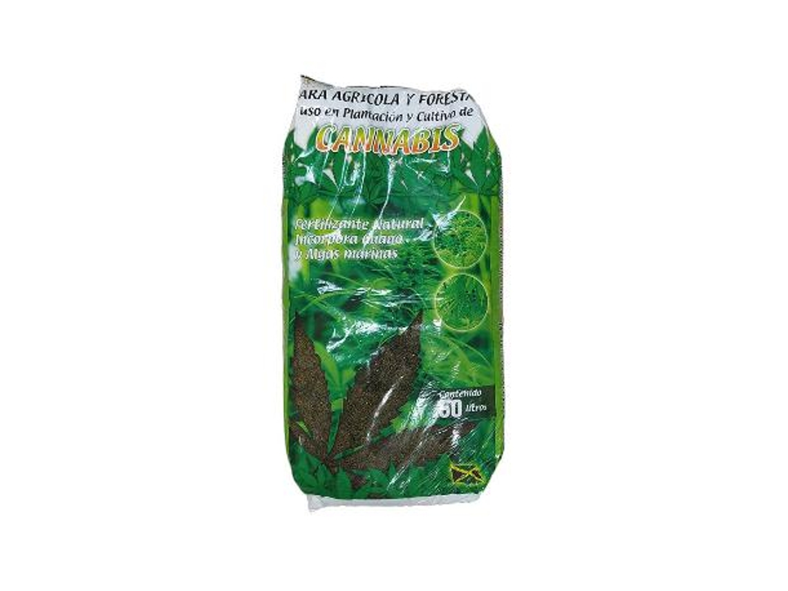 Turba sustrato cannabis 50 litros bolsa