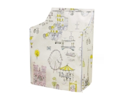 KOFIHETY Cubierta para Lavadora Externa, Funda para Lavadora o Secadora Superior o Frontal con Cremallera 29" x 28" x 40" (Diseño de Dibujos Animados)