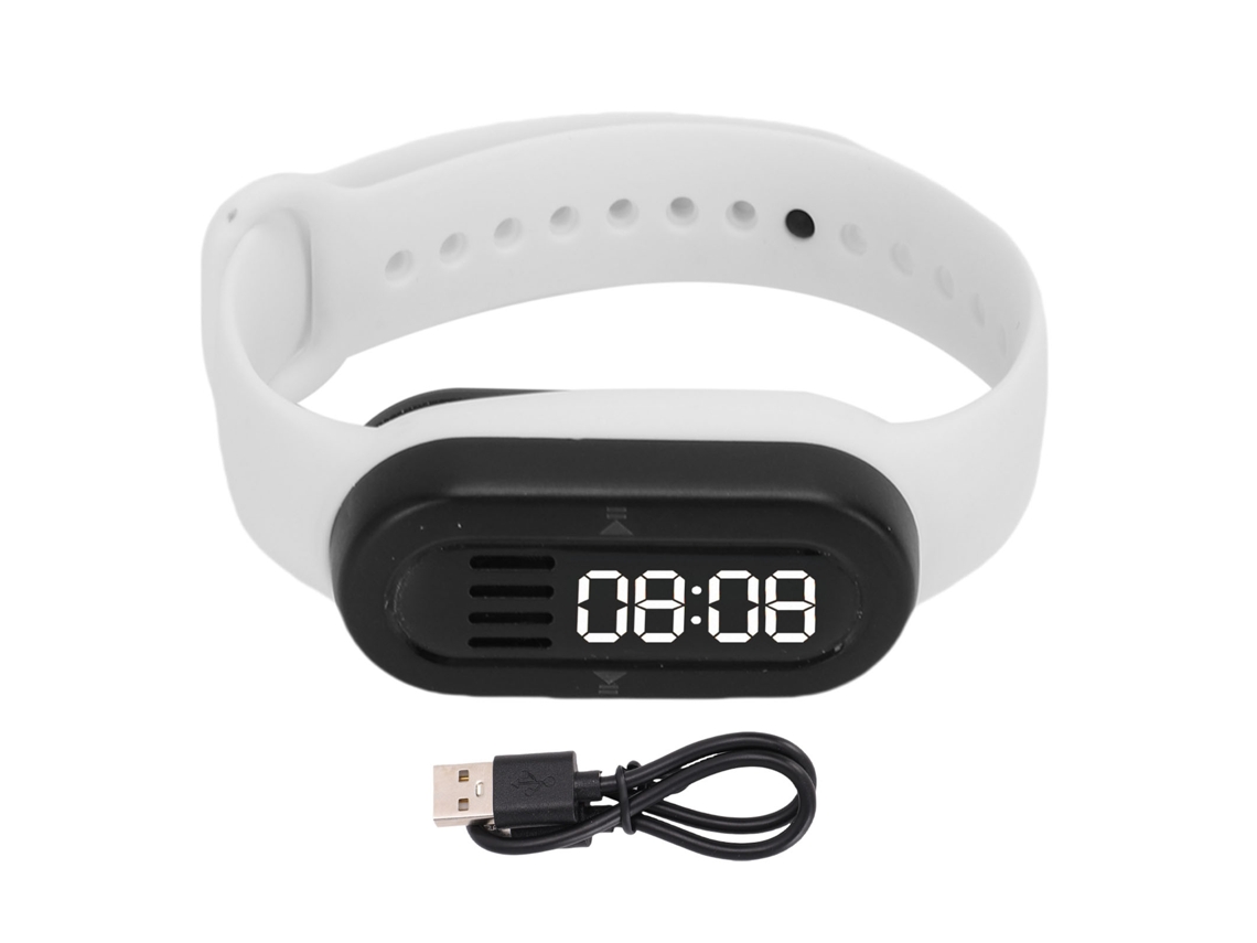 Pulsera Inteligente Con Altavoz Bluetooth Reproductor Mp3 Pantalla Digital Led Para Deportes