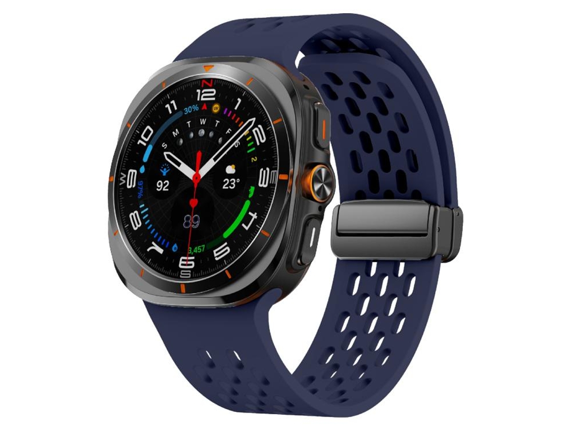 Correa de malla de silicona magnética para Samsung Galaxy Watch Ultra CSYY (47 mm)