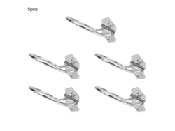 5 Ganchos De Pared Redondos Para Armario De Herramientas Para Taladro Eléctrico Y Destornillador De 80 Mm