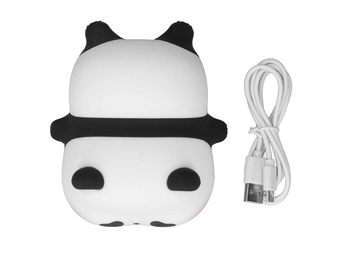 2026-lámpara De Noche De Silicona Panda Led Con 3 Niveles Ajustables 1200mah Para Mesita De Noche