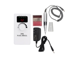 Lima de uñas eléctrica portátil Rebe, 30000 rpm, herramienta profesional de manicura para pulir y limar las uñas.