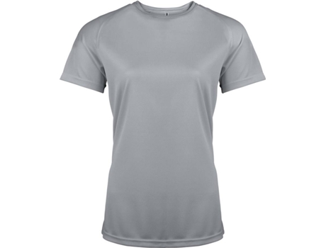 Camiseta de Mujer para Deporte PROACT Multideportes Poliéster Gris (M)