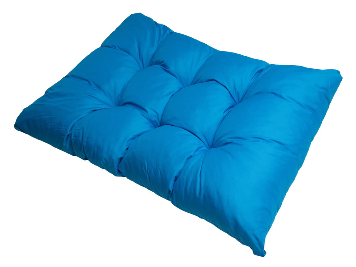 Cojín palet 120x80cm cojín del asiento europalets cojín de suelo infantil Cojín palet exterior azul SETGARDEN