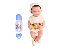 Ats-muñeca Bebe De Silicona 12 Pulgadas Ojos Cerrados Realista Bebé Recién Nacido Lavable Impermeable Niña