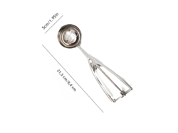 Colher de Sorvete e Frutas em Aço Inoxidável, Utensílio de Cozinha Ecológico MDUG (m)