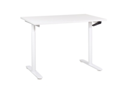 Secretária De Pé Ajustável Manualmente Destinas Branco 120 Cm 72 Cm