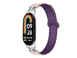 Pulsera para Xiaomi Smart Band 10/9/8 - Silicona magnética - Tres esferas en forma de D