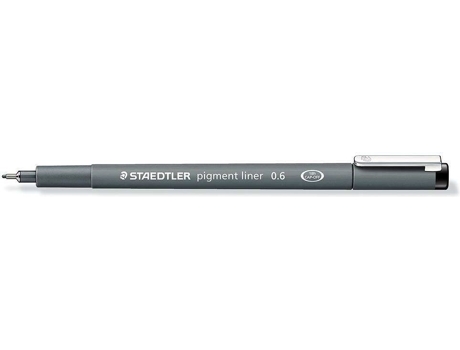 Bolígrafo Fineliner STAEDTLER Delineador de Pigmento 308 Punta Punta fina (Tinta Negra)