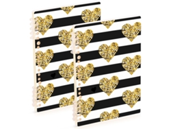 Besportble Juego De Polipropileno Y Papel Rayado 21,1 X 14,5 Cm Puedes Usar Este Cuaderno Rayado En Muchas ...