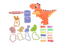 Plastilina Walshlxq con 12 moldes de dinosaurios para niños - Plastilina colorida para hacer tú mismo