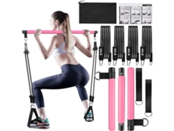 Juego De Barras De Emulsión Para Pilates (Rosa)  DIGITALLAB