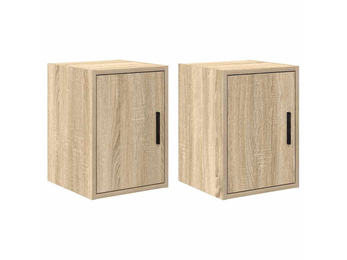 Maison Exclusive - Armarios De Pared 2 Uds Para Garaje Madera De Ingeniería