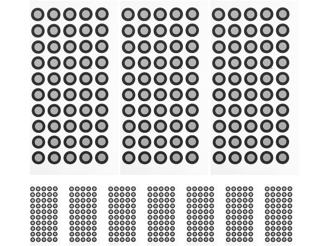 Lote De 12 Láminas De Película Pet Reflectante Para Escáneres 3d.