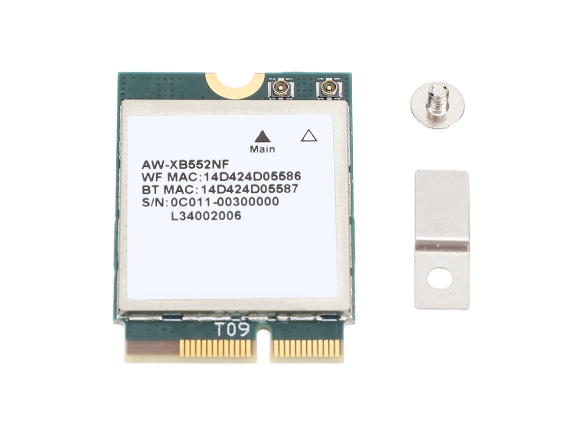 Módulo De Tarjeta De Red Inalámbrica M.2 De Triple Banda Mt7902 2400 Mbps Bluetooth 5.2